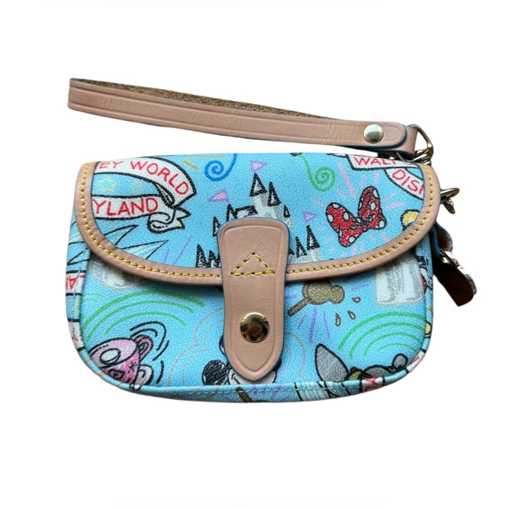 Rare Dooney & Bourke Disney Sketch Wristlet